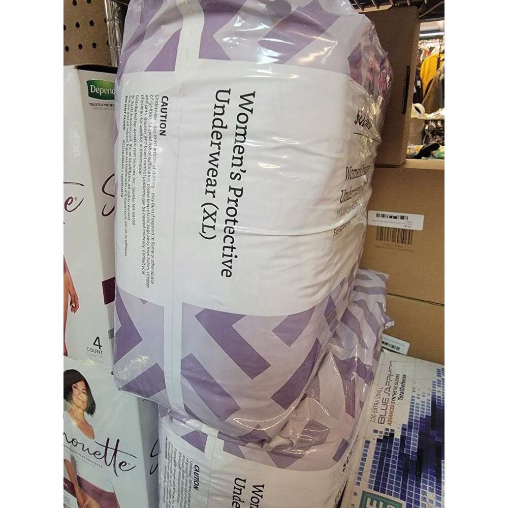 Solimo Womens Protective Underwear XL 16 Count Maximum Absorbency